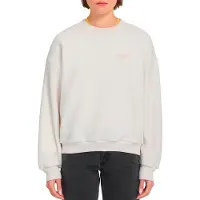Volcom - Sweatshirts dam - Too Doo Crew W Dirty White för Unisex - Storlek XS - Vit