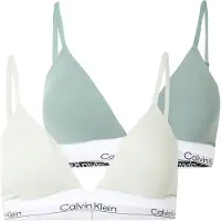 Calvin Klein 2 Pack Triangle Bras Icon Cotton Modal