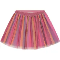 DANAMADE Kjol 'Dyrla' lila / orange / magenta / hallon