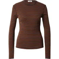 Drykorn T-shirt 'NURIT_2' choklad / orange