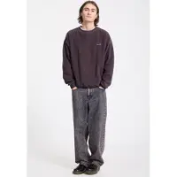 Volcom - Sweatshirts - Too Kool Lse Crew Raisin för Unisex - Storlek L - Lila