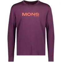 Mons Royale Yotei Merino Classic Long Sleeve Funktionströja fig, XL