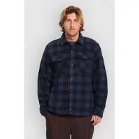 Volcom - Skjortor - Bowered II Fleece Shirt Marine för Unisex - Storlek L - Marinblå