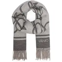 Liu Jo Halsduk ljusgrå / svartmelerad