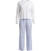 Tommy Hilfiger Uw0uw06601 Pyjamas Med Långa ärmar
