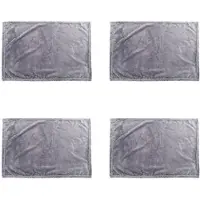 Typecat 4X Solid Soft Living Room Bedroom Air-Conditioning Bed Blanket Sofa Bed Baby Blanket Solid Color Warm Protection Knee