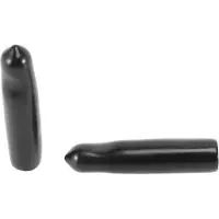Typecat Svart Gummi Hällkork Spritflaska Hällarlock Dispenserpip Dammskydd (144)