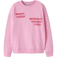 Name it Sweatshirt 'NKFLIOCA' ljusrosa / karminröd