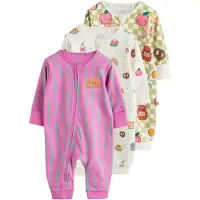 Next Pyjamas äpple / ljusgrön / rosa / vit