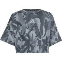 Adidas Sport Icons Allover Printed Cropped T-shirt Med Korta ärmar