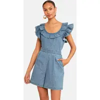 Love & roses Jumpsuit blå denim