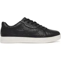 Michael Kors för män. 42T6KEFS1L Skinnsneakers Keating svart (44.5), Hud, Karta, Nyckelband, Casual