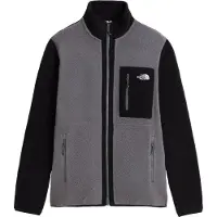 The North Face - Vandringskläder - M Yumiori Full Zip Smoked Pearl TNF Black för UnisexUll - Storlek L - Grå