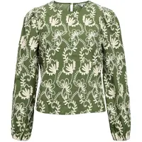 Object Blus 'OBJMya' kräm / oliv