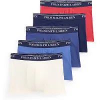 Ralph Lauren för män. 714864292028 Set med 5 klassiska boxerkalsonger i elastisk bomull flerfärgade (S), Hemkläder