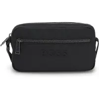 BOSS för män. 50567752 Catch 3.0 Zip väska svart (OSFA), Casual, Återvunnen polyester