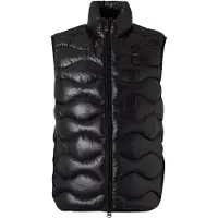 Blauer för män. 26WBLUX02055 Danny vadderad väst svart (XL), Casual, Polyamid