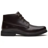 Timberland för män. TB0A5SRXW011 Stormbucks bruna Chukka-kängor i läder (41.5), Hud, Karta, Nyckelband, Casual