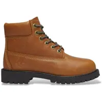 Timberland unisex för barn. TB0A2CTGEN11 Bruna läderkängor av högsta kvalitet (32), Hud, Karta, Nyckelband, Casual, barnmode