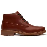 Timberland för män. TB0A5SRXEM61 Stormbucks bruna Chukka-stövlar i läder (39.5), Hud, Karta, Nyckelband, Casual, Klassisk