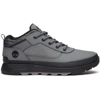 Timberland unisex för barn. TB0A6AJNAHQ1 Grå Field Trekker-skor i läder (38), Hud, Karta, Nyckelband, Casual, barnmode