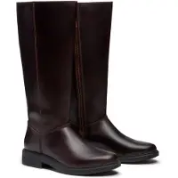 Timberland för kvinnor. TB0A5T6PW011 Bruna Stormbucks-läderstövlar (38 W), Hud, Karta, Zip, Casual