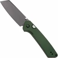 Kizer Cutlery Madrac KI3693BSE5 Matte DLC S45VN, British Racing Green Aluminum, Knivesandtools Exclusive pocket knife, Matteo Pignatelli design
