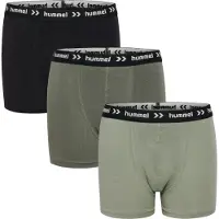 Hummel Boxershorts - hmlJR Teddy - 3-pack - Castor Grå - - 7-8 år (122-128) - Boxershorts