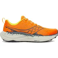 Saucony - Trailskor - Ride TR3 Fuego/Cyber för Unisex - Storlek 46 - Orange