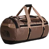 The North Face - Duffelväskor - Base Camp Duffel M Smokey Brown TNF Black för UnisexNylon - Brun