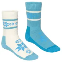 Kari Traa Women's Rusa Wool Sock 2-pack Ocean