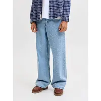 Jack & Jones Jeans - JjiDave - Blue Denim/Light Blue - - 16 år (176) - Jeans