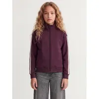 JJXX Sweatjacka 'JXLEONA ESME' beige / ljusrosa / vinröd