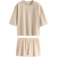 Next Kort pyjamas beige / ecru