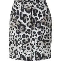 Monari Kjol brun / ljusbrun / svart / off-white