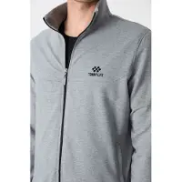 Tommy Life Mäns avslappnad passform zip-krage sweatshirt och byxset