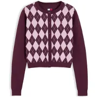 Tommy Hilfiger Tommy Jeans Argyle Crew Neck Cardigan