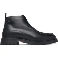 Tommy Hilfiger Leather Moc Toe Lace Up Chukka Boots
