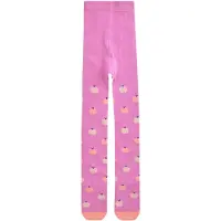 Next Strumpbyxa 'Cotton Rich' blå / orkidé / aprikos