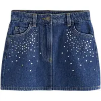 Next Kjol blå denim / silver