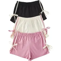 Trendyol Pyjamasbyxa rosa / svart / vit