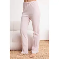 Trendyol Pyjamasbyxa pastellblå / rosé