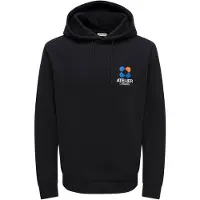 Only & Sons Sweatshirt 'ONSCERES' marinblå / gräsgrön / svart / vit