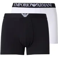 Emporio Armani Boxershorts svart / vit