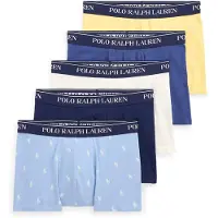 Ralph Lauren Boxershorts 'Classic' marinblå / pastellblå / gul / vit