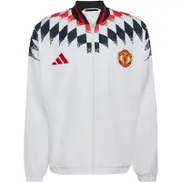 Adidas Manchester United Track Top Stadium - Vit - , storlek Small