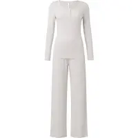 Hunkemoller Pyjamas greige / vit