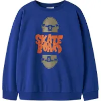 Name it Sweatshirt - NkmVildar - Surf Webben/Skateboard - - 7-8 år (122-128) - Sweatshirt
