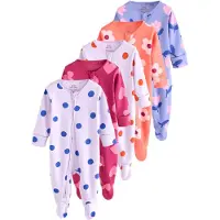Next Pyjamas ljusblå / ljuslila / korall / magenta