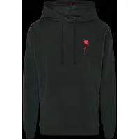 HUGO Sweatshirt röd / svart